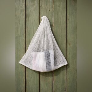 White Mesh Tote Bag